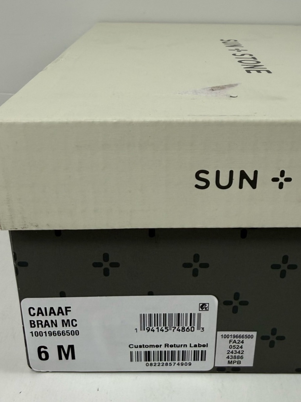 Sun + Stone Caia Maryjane Studded Flats Womens 6M Tan Gold NEW - Picture 11 of 11